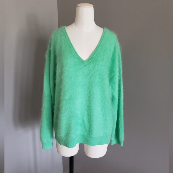 New! J.Crew Brushed Cashmere green sweater BV381 - Picture 3 of 10